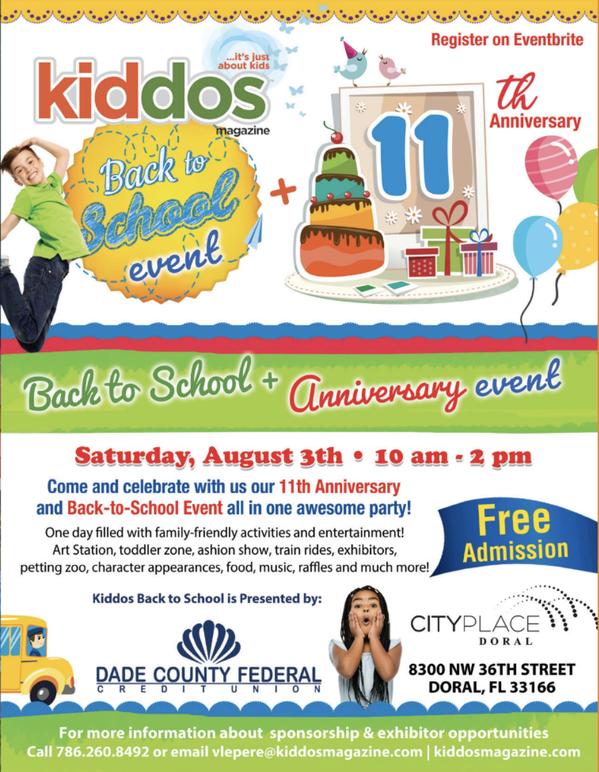 Kiddos Magazine Back to School Event | The Children's Trust