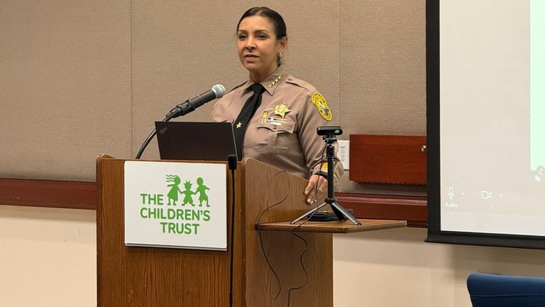 Sheriff Rosie Cordero-Stutz Visits The Children’s Trust