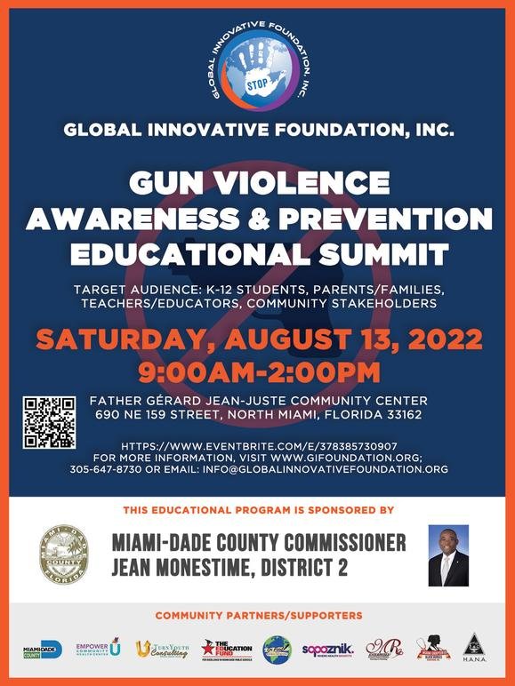 FREE Gun Violence Awareness & Prevention Educational Summit | The ...